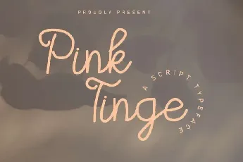 Pink Tinge Script font