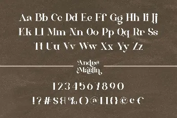 Andre Martin font