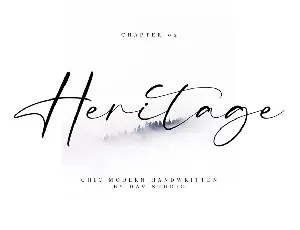 Heritage font