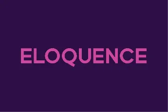 Eloquence font