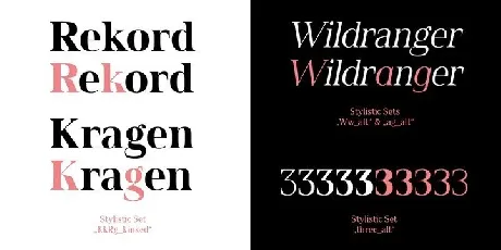 Spitzkant Serif font