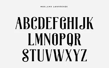 MOALANG TYPEFACE font