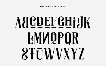 MOALANG TYPEFACE font