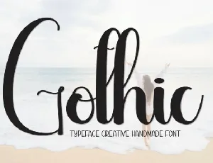 Gothic Script Typeface font