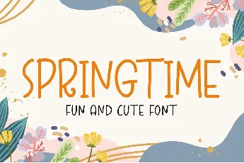 SPRINGTIME font