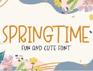 SPRINGTIME font