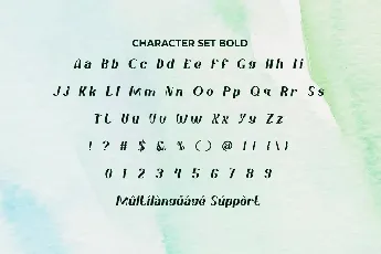 Faint Green Demo font