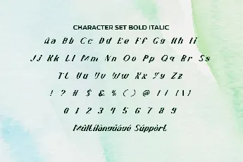 Faint Green Demo font