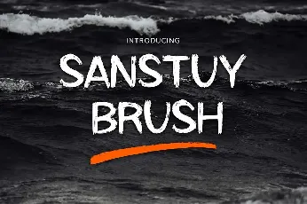 Sanstuy Brush font