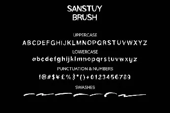 Sanstuy Brush font