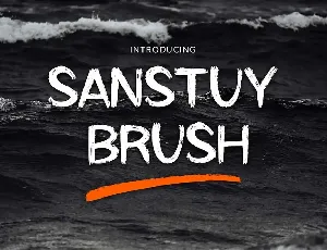 Sanstuy Brush font