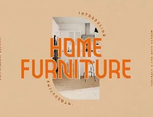 Home Furniture font