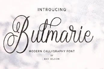 Bulmarie Typeface font