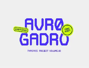 Avro Gadro font