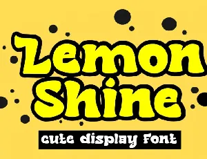 lemon Shine font