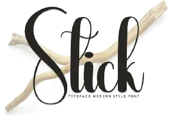 Stick Script font