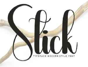 Stick Script font