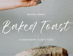 Baked Toast font