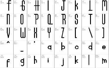 Oblo font