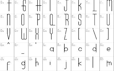 Oblo font