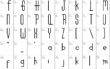 Oblo font