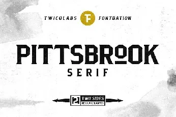 Pittsbrook Serif Typeface font