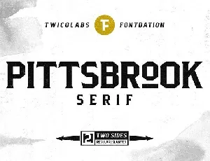 Pittsbrook Serif Typeface font