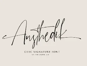 Austhedik font