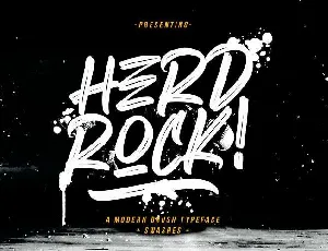 Herdrock font