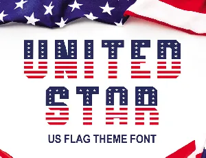 UNITED STAR font