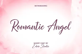 Romantic Angel Demo font