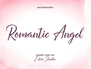 Romantic Angel Demo font