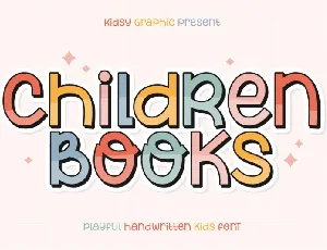 Children Books Display font