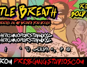 battle breath font