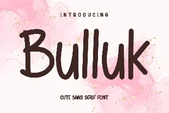 Bulluk font