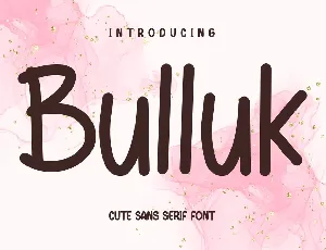 Bulluk font