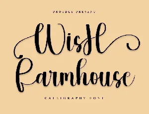 WisH Farmhouse font