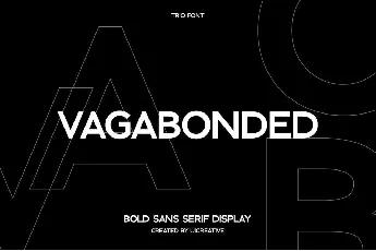 Vagabonded font