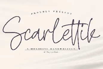 Scarlettik font