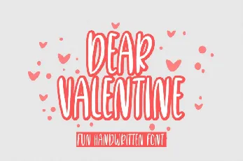 Dear Valentine font