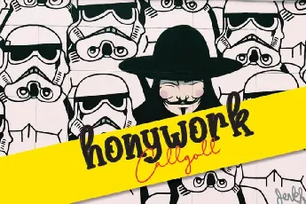 Honywork Handwritten font