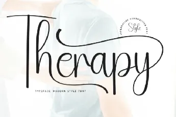 Therapy Script font