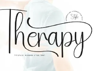 Therapy Script font