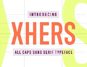 Xhers font