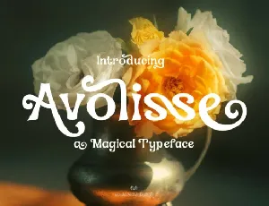 Avolisse Magical font