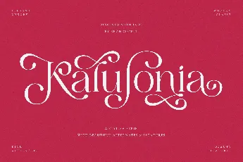 Kalufonia font