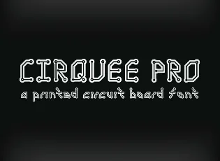 Cirquee Pro font