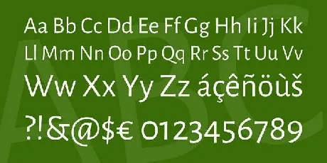 Alegreya Sans Family font