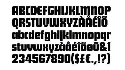 My Hero Academia font