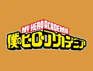 My Hero Academia font